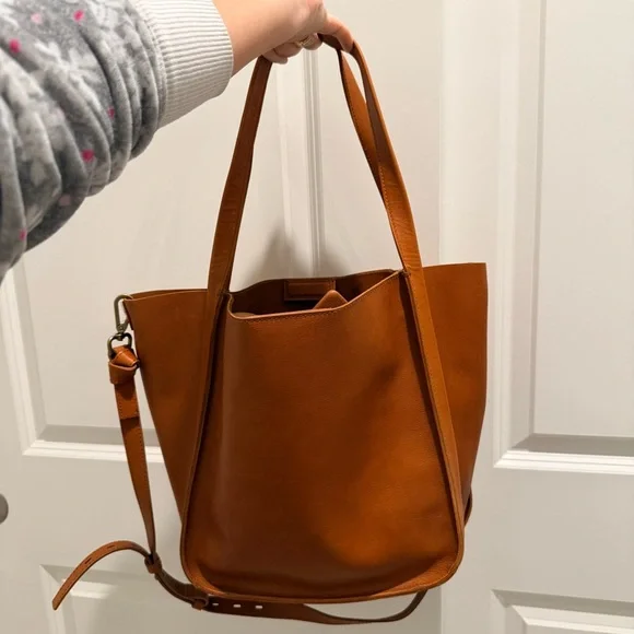 Madewell The Sydney Leather Tote - Burnished Caramel - Picture 2 of 4